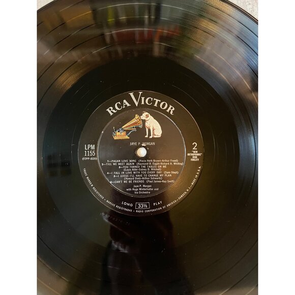 Jaye P. Morgan With Hugo Winterhalters Orchestra Vinyl Record LPM-1155 Album - Picture 3 of 8